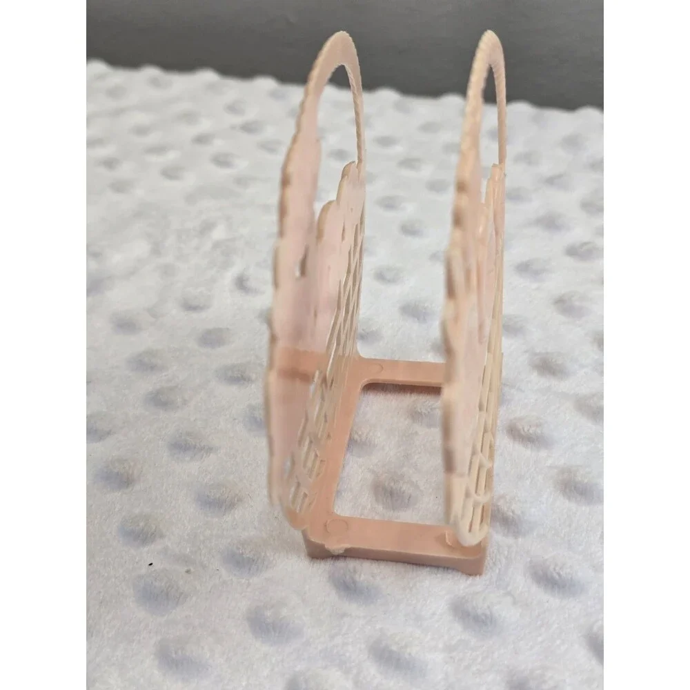 Lusterware Vintage Plastic Napkin Holder Retro Kitchen Art Deco Office Bill Slot